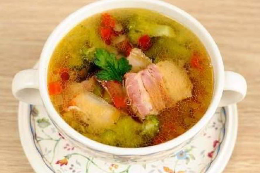 Рецепт рассольника с копченой грудинкой