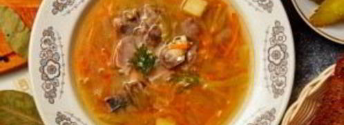 рассольник с куриными сердечками. Шаг 6