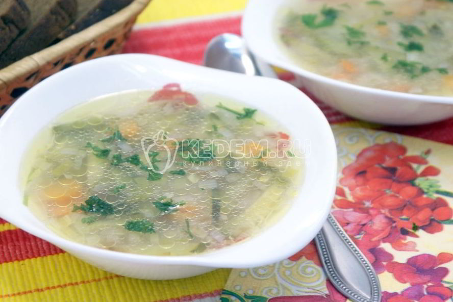 Рецепт рассольника с маринованными огурцами