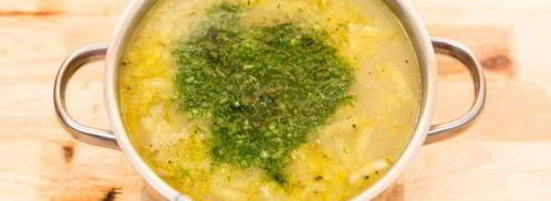 рассольник с перловкой и солеными огурцами на баранине. Шаг 15