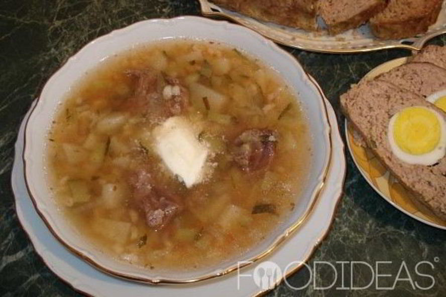 Рецепт рассольника с почками