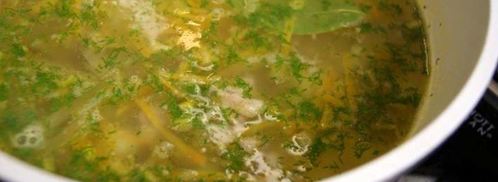 рассольник с пшеном. Шаг 9