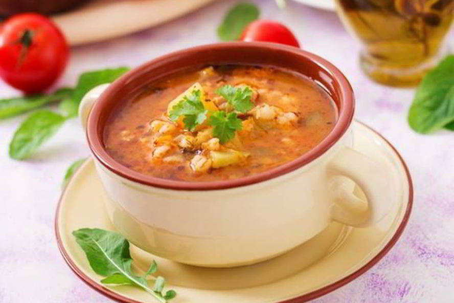 Рецепт рассольника с семгой