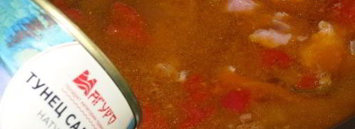 рассольник с тунцом. Шаг 22