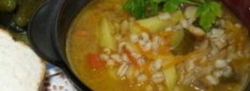 суп рассольник классический с перловкой. Шаг 7