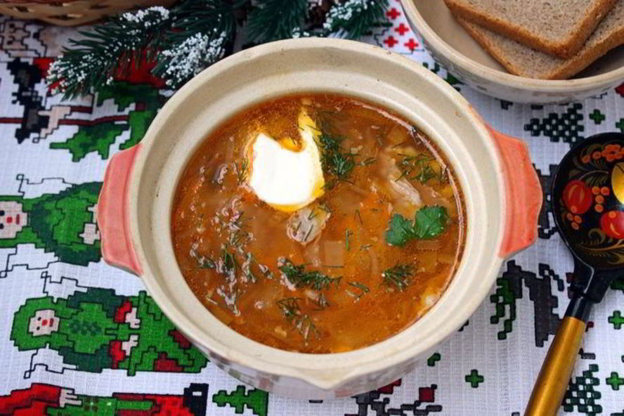 Рецепт деревенских зимних щей