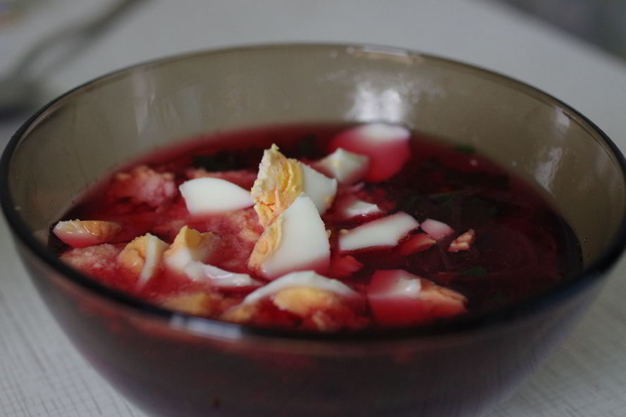 Рецепт крапивных щей со свеклой