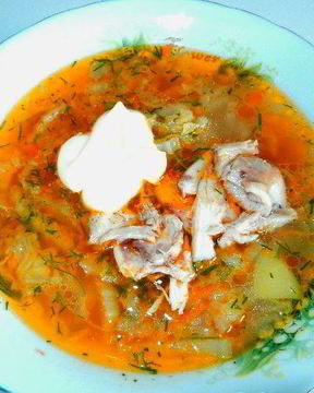 Щи из китайской капусты