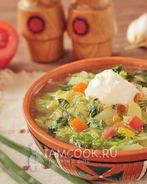 Щи из пекинской капусты