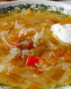 Щи из свежей и квашенной капусты