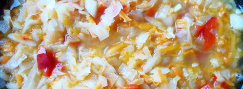 щи из свежей и квашенной капусты. Шаг 4