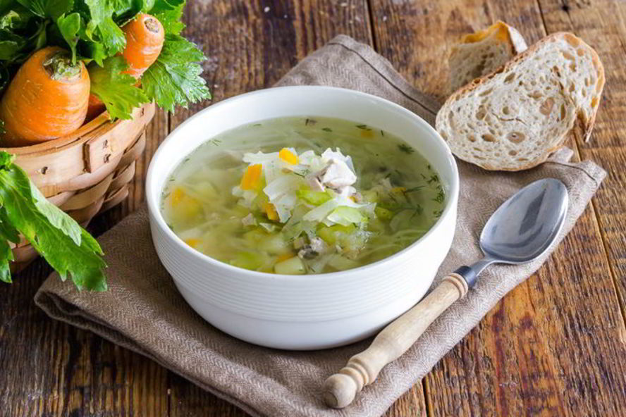 Рецепт щей из свежей капусты с курицей