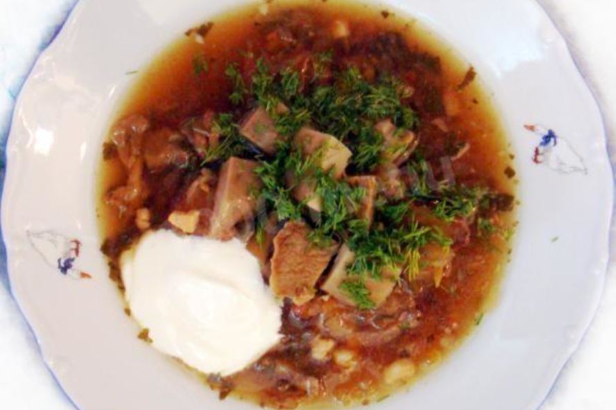 Рецепт щей полных по похлебкину в горшочке с говядиной и грибами