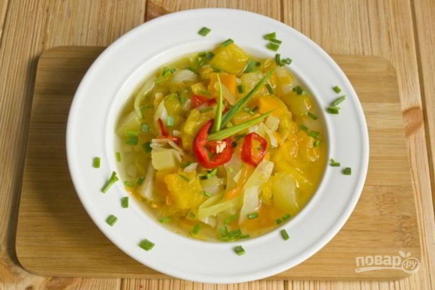 Рецепт щей постных