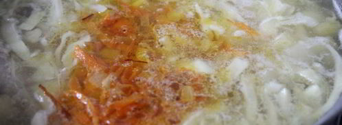 щи с фасолью на курином бульоне. Шаг 6