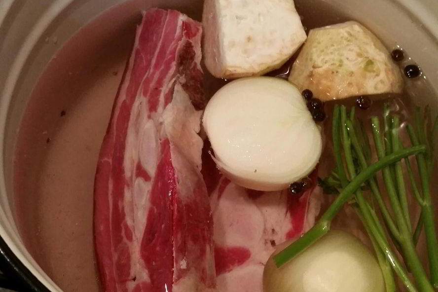 Рецепт щей с говяжьей грудинкой