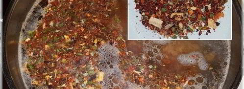 щи с крапивой, щавелем и говяжьими ребрышками. Шаг 9