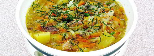 щи с рыбными консервами. Шаг 12