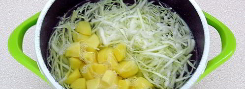 щи с рыбными консервами. Шаг 8