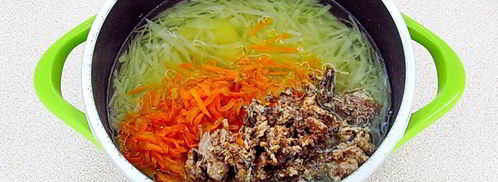 щи с рыбными консервами. Шаг 10