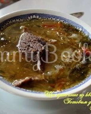 Щи суточные из квашенной капусты