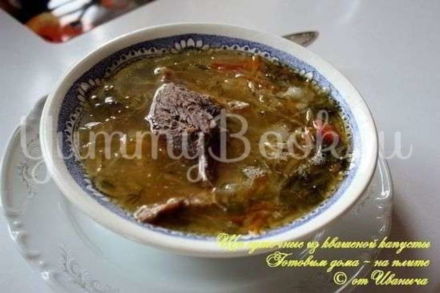 Рецепт щей суточных из квашенной капусты