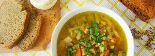 свежие щи с грибами. Шаг 7