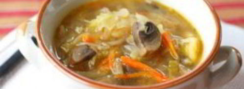 вегетарианские щи из квашеной капусты. Шаг 6