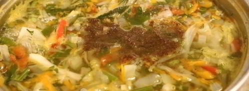 зеленые щи из капусты. Шаг 14