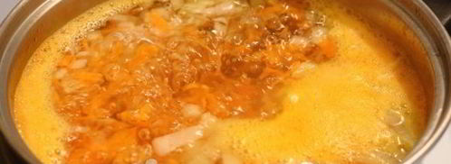 зеленые щи из капусты. Шаг 7