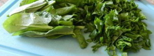 зеленые щи из шпината. Шаг 3