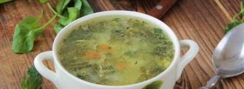 зеленые щи с крапивой и щавелем. Шаг 11