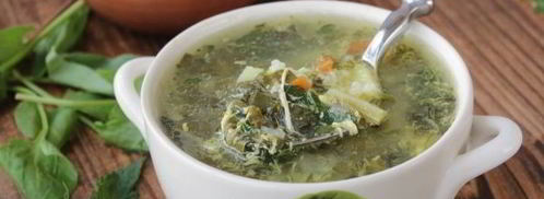 зеленые щи с крапивой и щавелем. Шаг 12