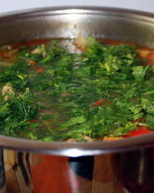 Дачная шурпа из баранины