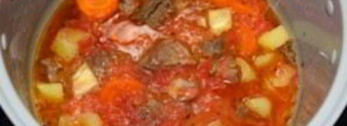 шурпа из баранины в мультиварке. Шаг 5