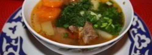 шурпа из баранины в мультиварке. Шаг 8