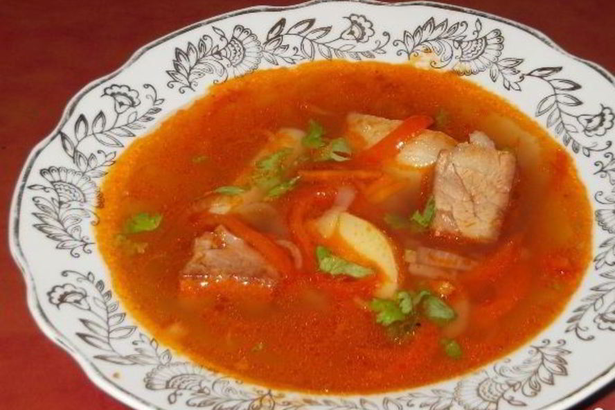 Рецепт шурпы из конины