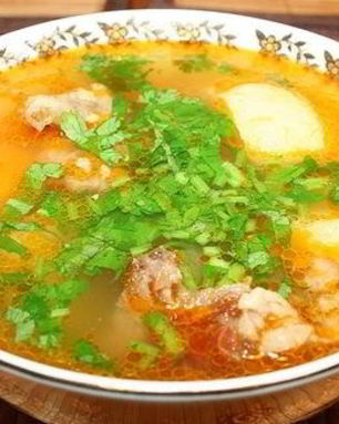 Шурпа из курицы в мультиварке