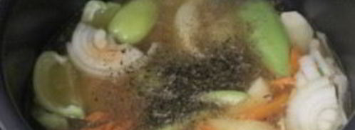 шурпа из курицы в мультиварке. Шаг 3