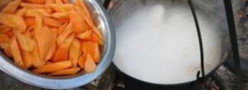 шурпа из утки на костре. Шаг 5