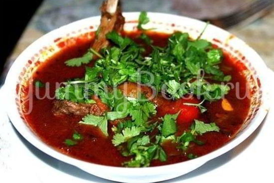 Рецепт шурпы ковурма