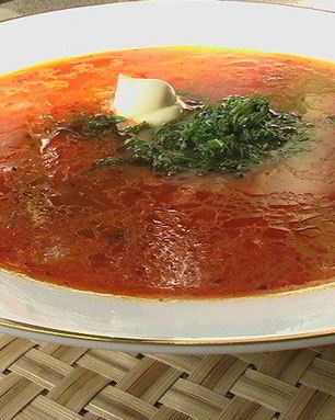 Шурпа на костре