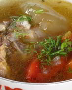 Шурпа по-узбекски из баранины