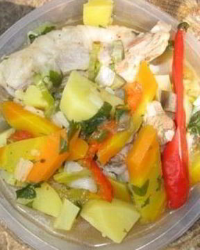 Шурпа с баклажанами