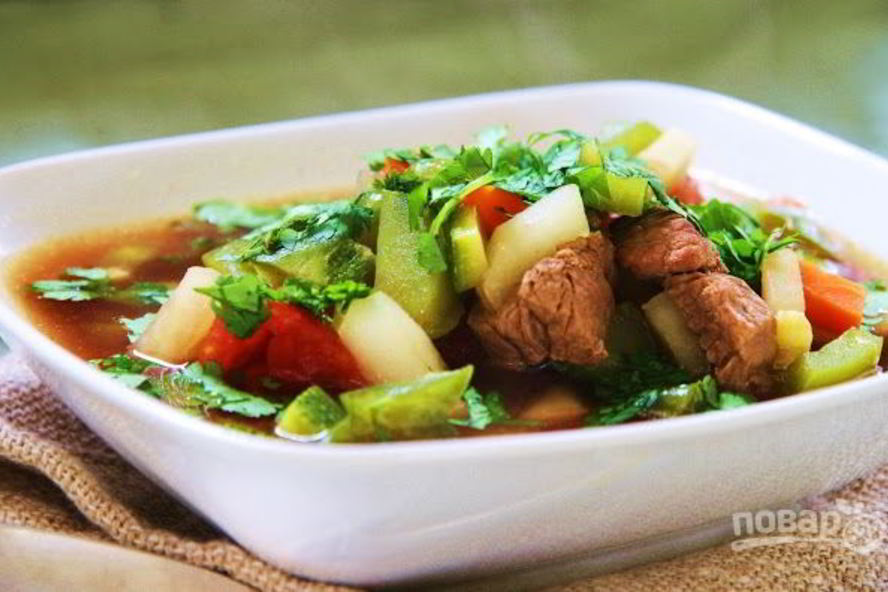 Рецепт шурпы с бараниной