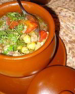 Шурпа в горшочках