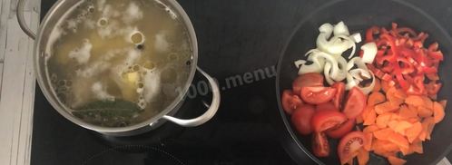 суп шурпа из курицы. Шаг 6