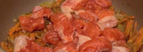 сливочный суп с лососем. Шаг 8