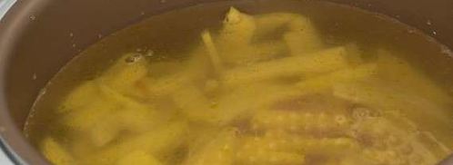 сливочный суп с лососем. Шаг 9