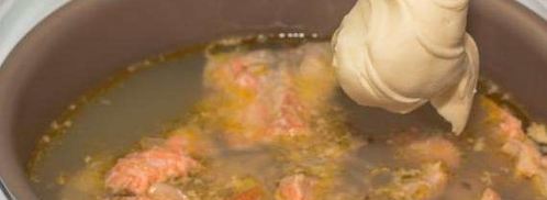 сливочный суп с лососем. Шаг 10